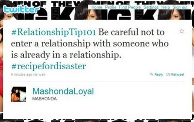 mashonda relationship tweet